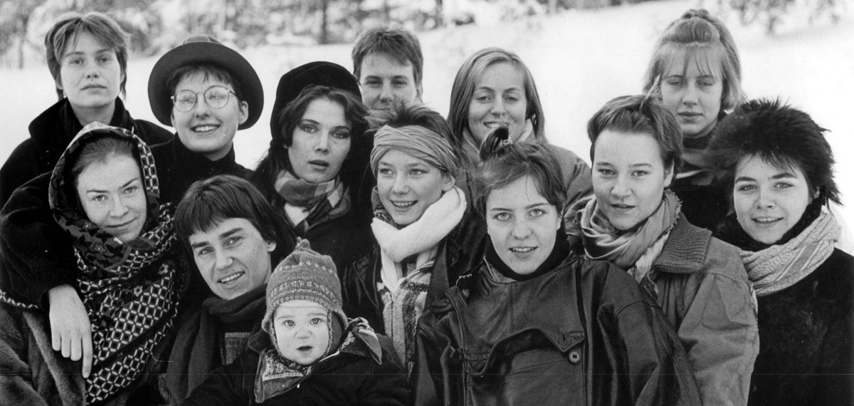 xx, Kirsti Olsén, Ylva Karlsson, xx, Eva Danielsson, xx, Jonna Rönnbäck, Catharina Steen, xx, Annika Hallin, xx,xx