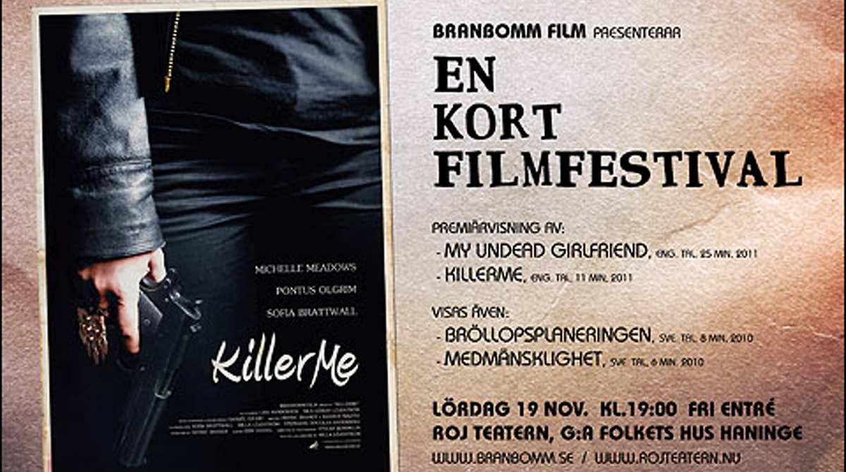 en kort filmfestival huvud
