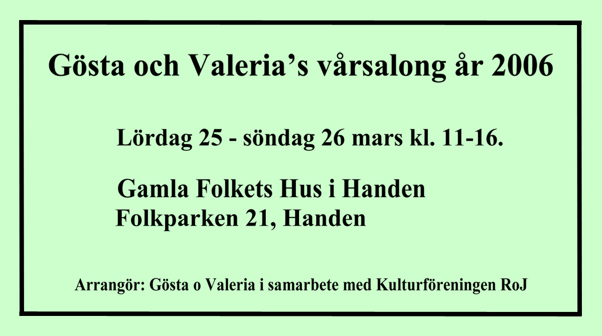 Konstutställning 2006