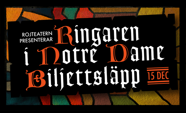 Biljettsläpp för Ringaren i Notre Dame!