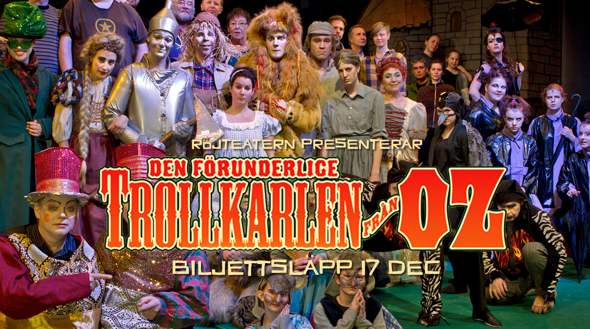 Biljettslapp Trollkarlen från Oz
